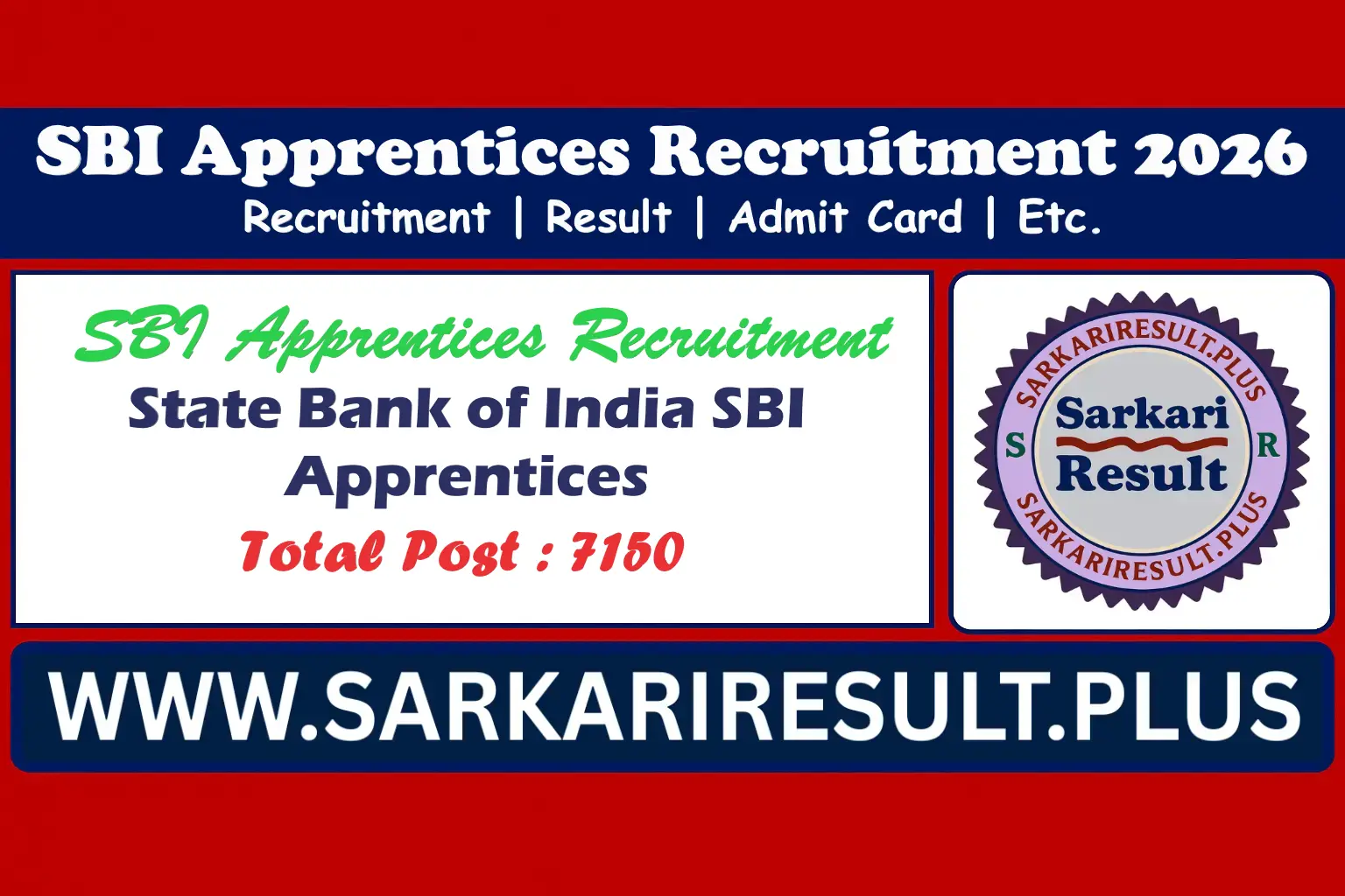 SBI Apprentices Recruitment 2026